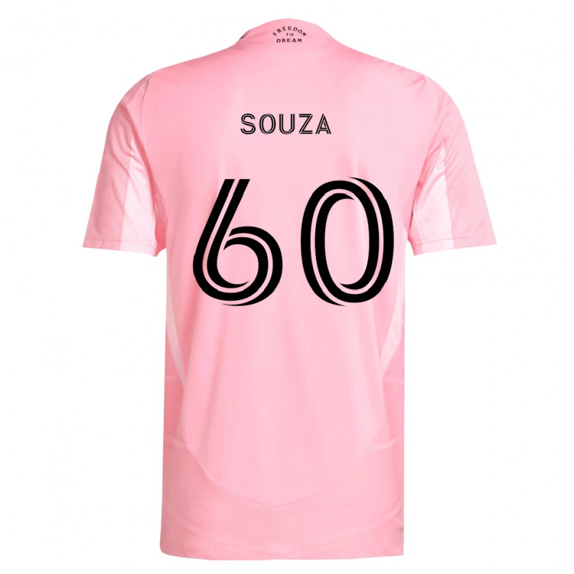 Danxen Men Brandon Souza #60 Pink Black Home Jersey 2026/27 T-Shirt