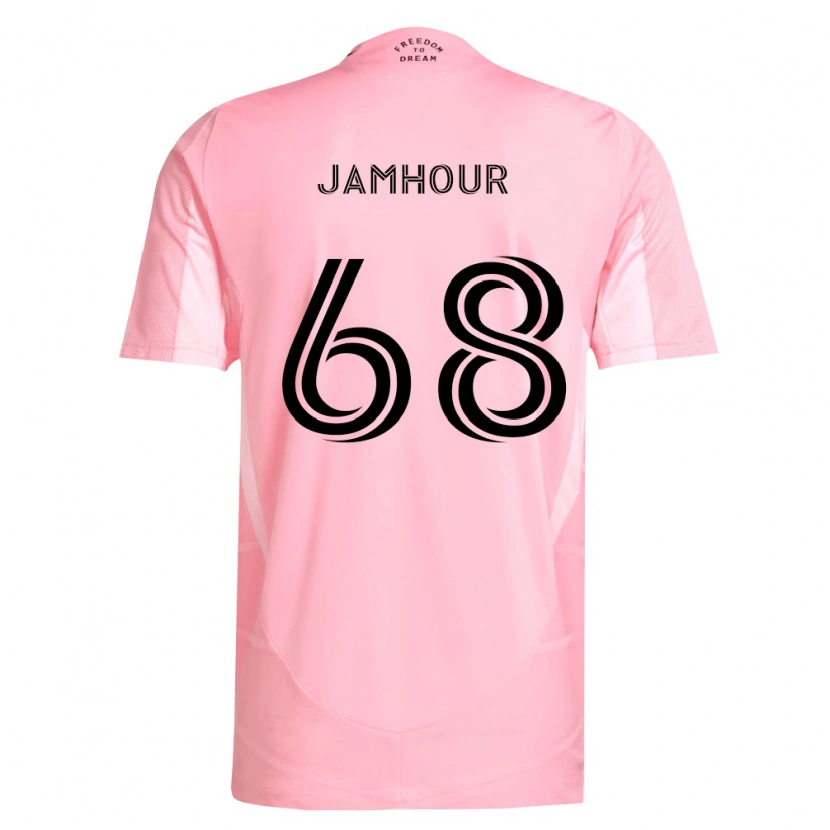 Danxen Men Mohammed Jamhour #68 Pink Black Home Jersey 2026/27 T-Shirt