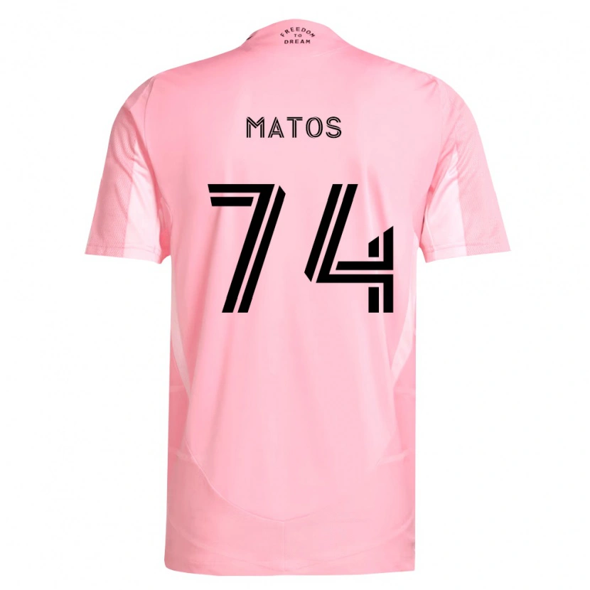 Danxen Men Diego Matos #74 Pink Black Home Jersey 2026/27 T-Shirt