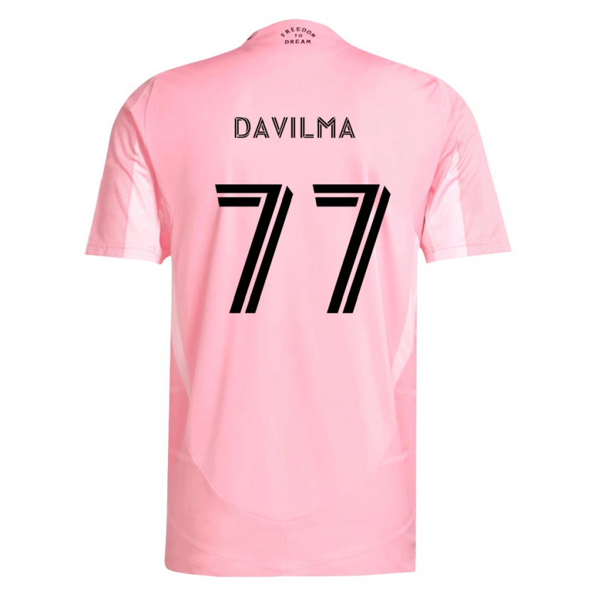 Danxen Men Kensly Davilma #77 Pink Black Home Jersey 2026/27 T-Shirt