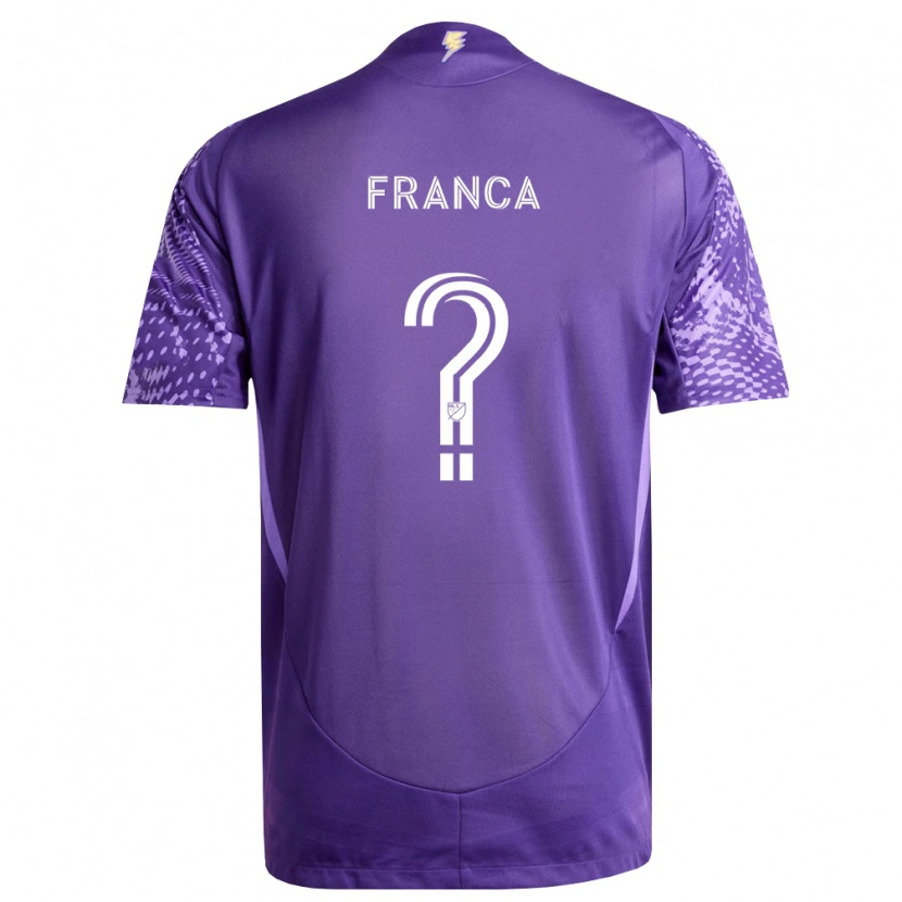 Danxen Men Theo Franca #0 Purple White Home Jersey 2026/27 T-Shirt
