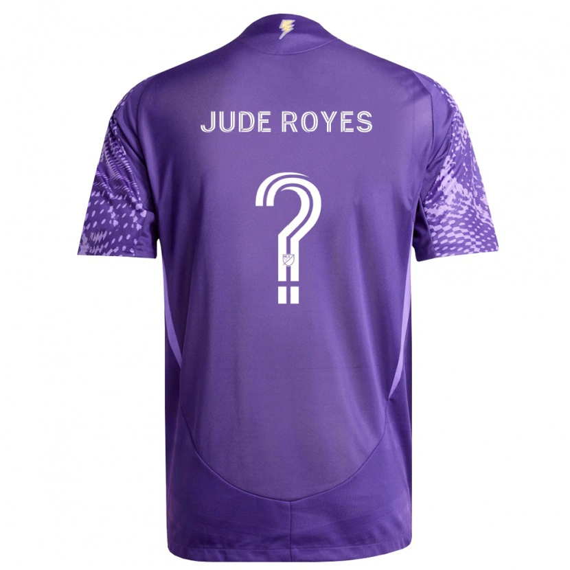 Danxen Men Jude Royes #0 Purple White Home Jersey 2026/27 T-Shirt
