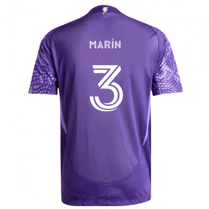 Danxen Men Adrián Marín #3 Purple White Home Jersey 2026/27 T-Shirt