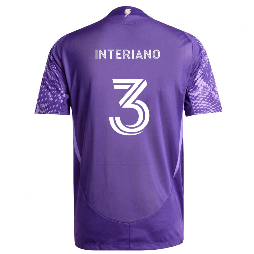Danxen Men Jordan Interiano #3 Purple White Home Jersey 2026/27 T-Shirt