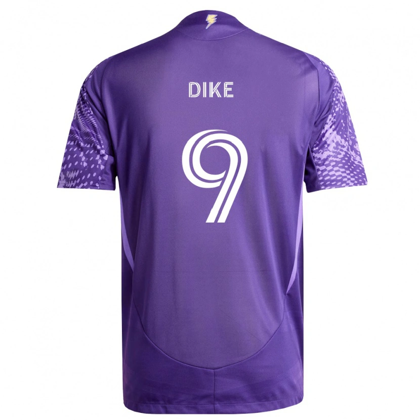 Danxen Men Daryl Dike #9 Purple White Home Jersey 2026/27 T-Shirt
