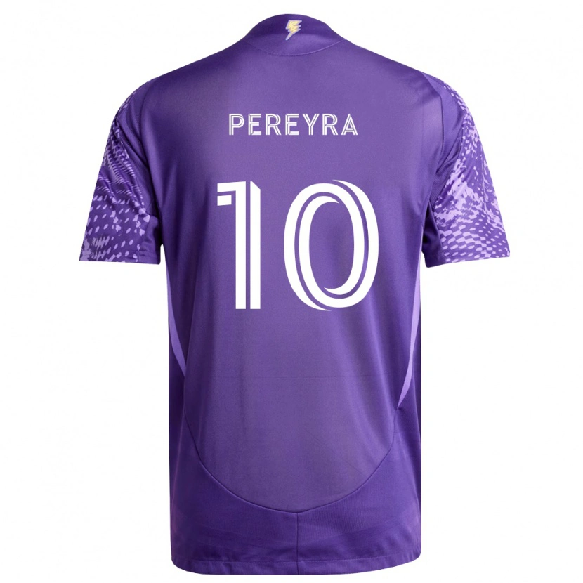 Danxen Men Mauricio Pereyra #10 Purple White Home Jersey 2026/27 T-Shirt
