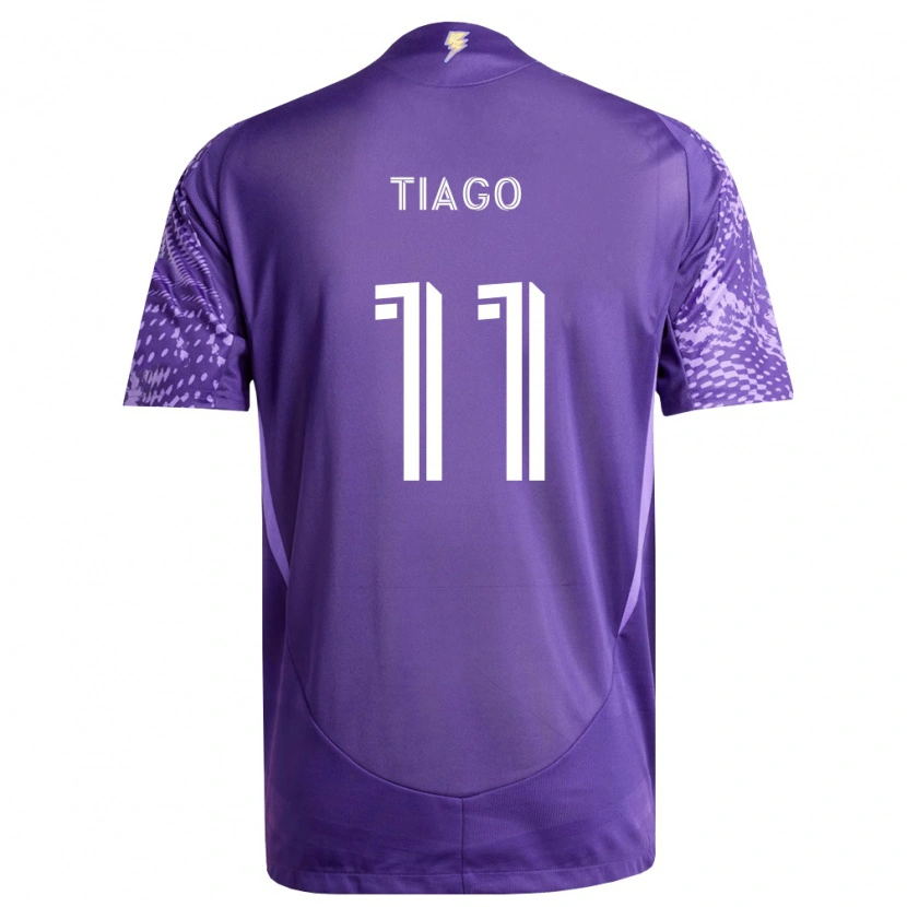 Danxen Men Tiago Souza De Jesus Carvalho #11 Purple White Home Jersey 2026/27 T-Shirt