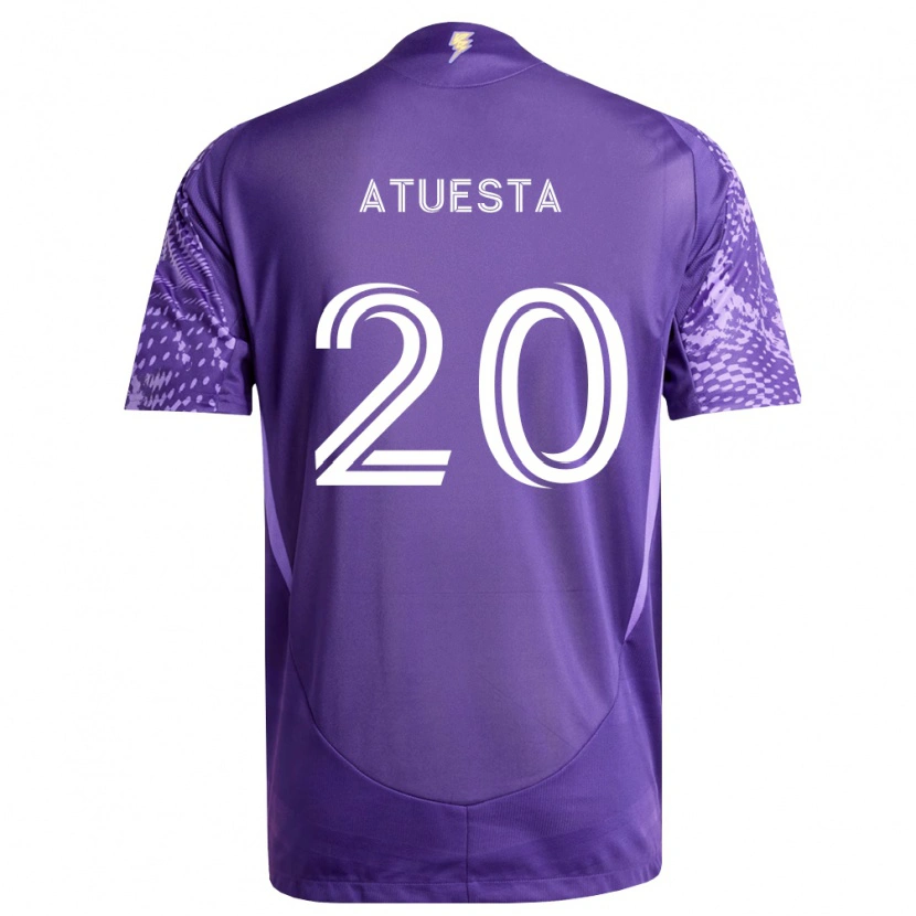 Danxen Men Eduard Atuesta #20 Purple White Home Jersey 2026/27 T-Shirt