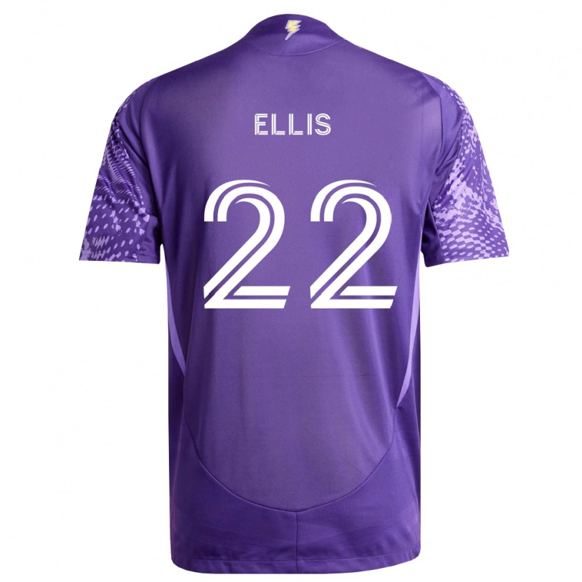 Danxen Men Justin Ellis #22 Purple White Home Jersey 2026/27 T-Shirt