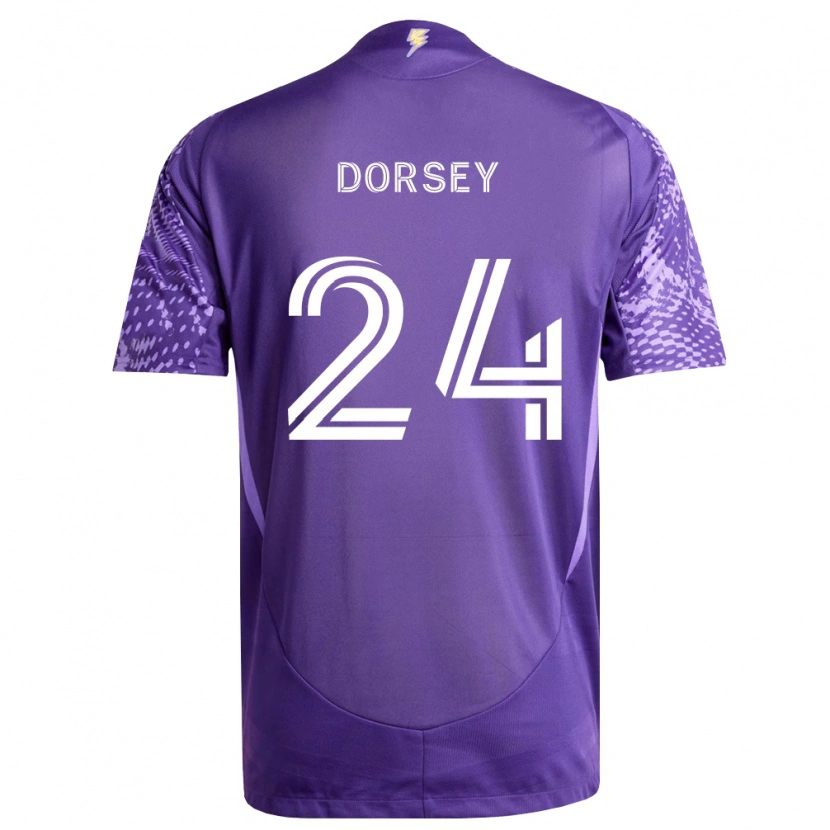 Danxen Men Griffin Dorsey #24 Purple White Home Jersey 2026/27 T-Shirt