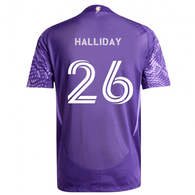 Danxen Men Michael Halliday #26 Purple White Home Jersey 2026/27 T-Shirt