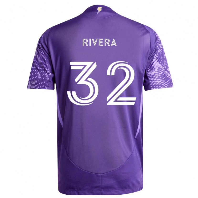 Danxen Men Wilfredo Rivera #32 Purple White Home Jersey 2026/27 T-Shirt