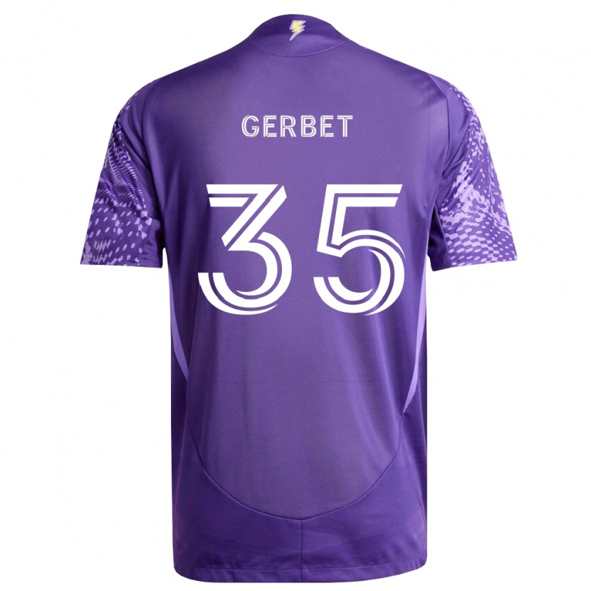 Danxen Men Joran Gerbet #35 Purple White Home Jersey 2026/27 T-Shirt