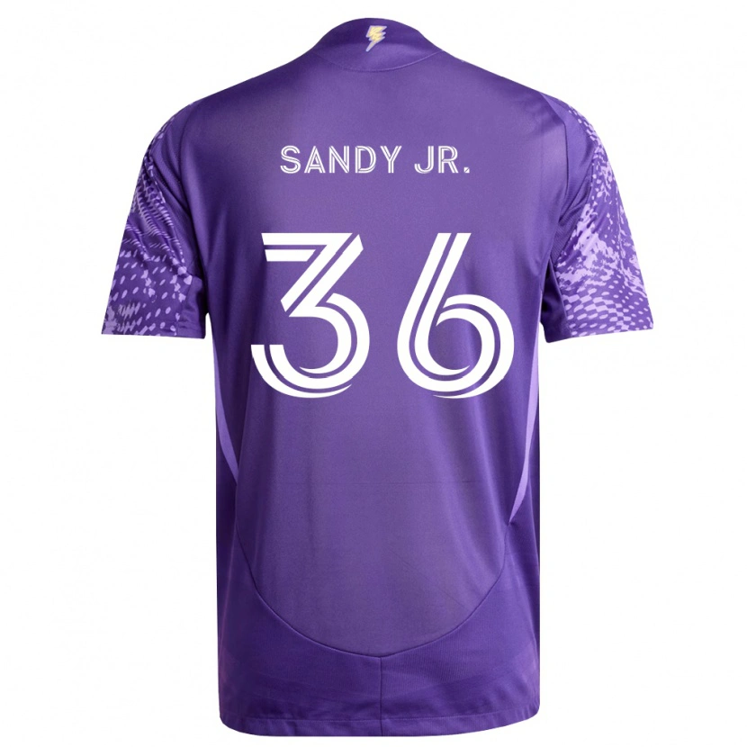 Danxen Men Titus Sandy Jr. #36 Purple White Home Jersey 2026/27 T-Shirt