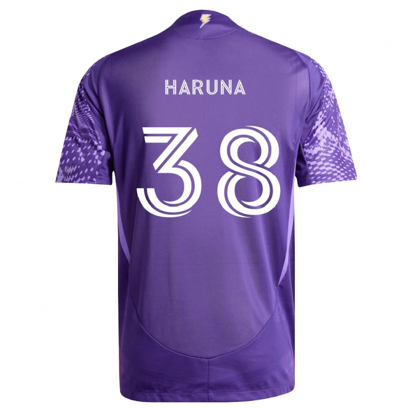 Danxen Men Issah Haruna #38 Purple White Home Jersey 2026/27 T-Shirt
