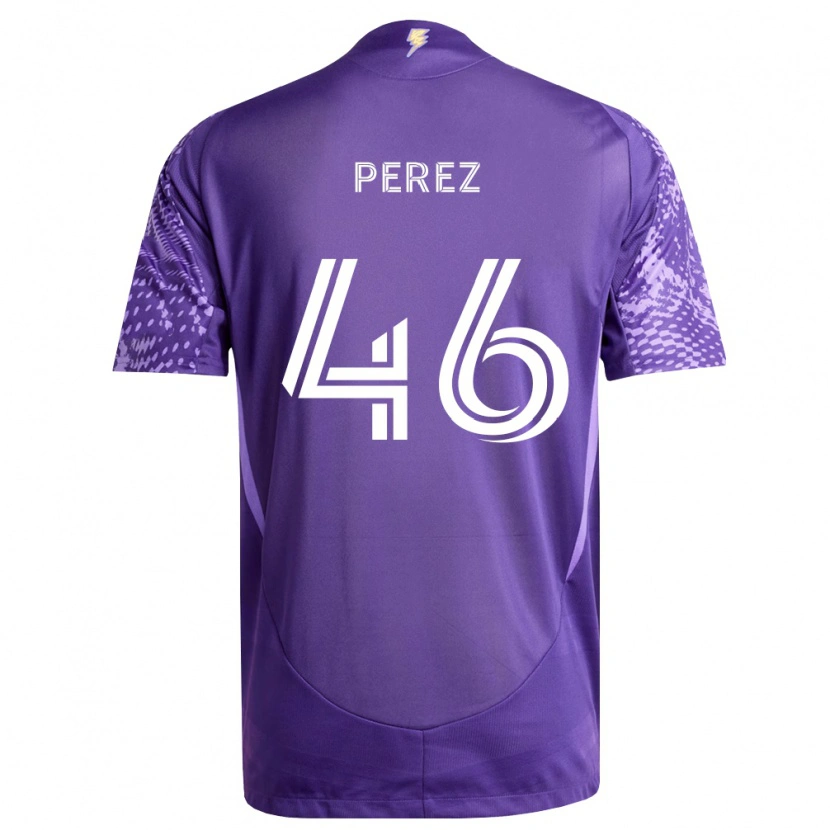 Danxen Men Franco Pérez #46 Purple White Home Jersey 2026/27 T-Shirt