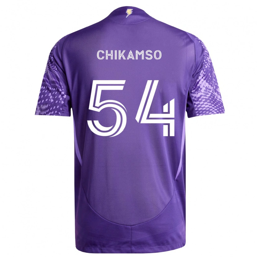 Danxen Men Albright Chikamso #54 Purple White Home Jersey 2026/27 T-Shirt