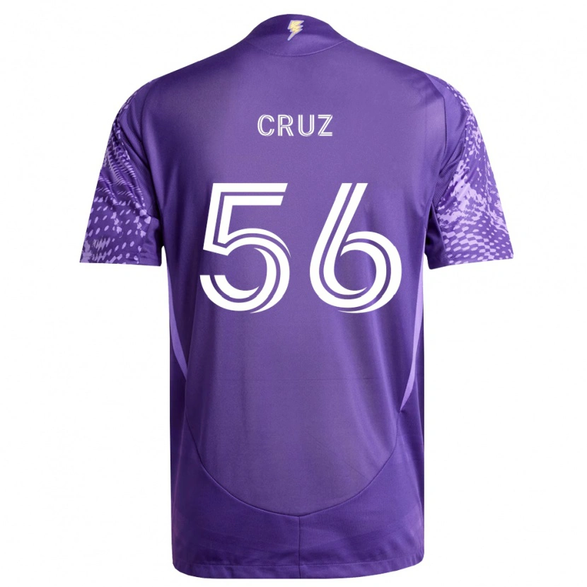 Danxen Men Pedro Cruz #56 Purple White Home Jersey 2026/27 T-Shirt