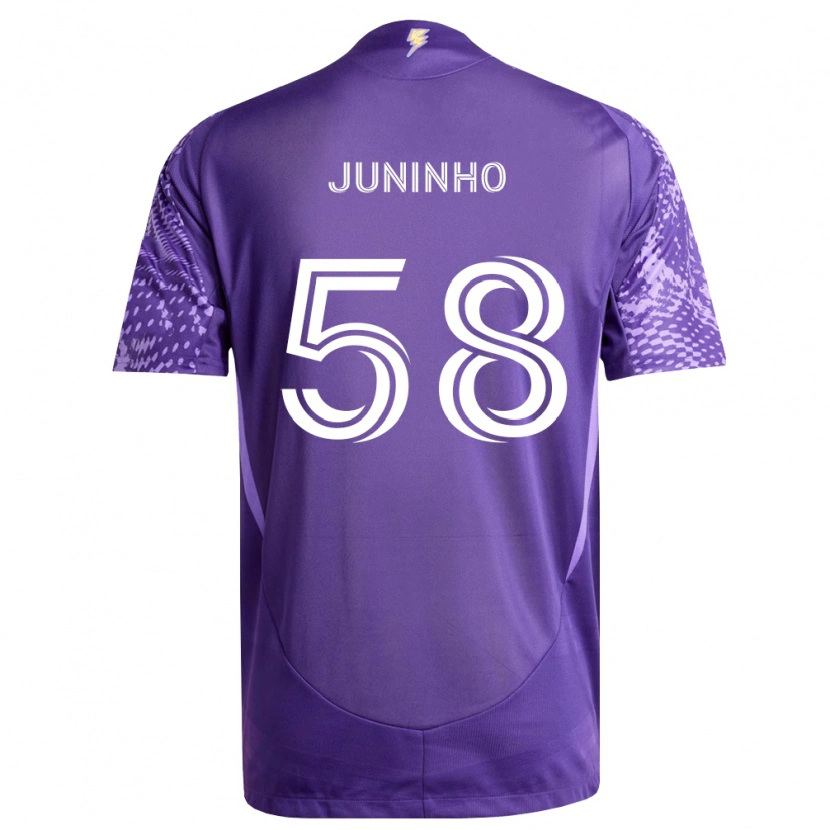 Danxen Men Juninho #58 Purple White Home Jersey 2026/27 T-Shirt