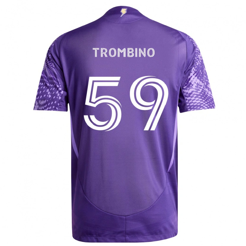 Danxen Men Caleb Trombino #59 Purple White Home Jersey 2026/27 T-Shirt