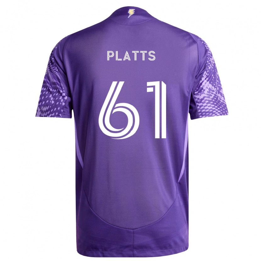 Danxen Men Jackson Platts #61 Purple White Home Jersey 2026/27 T-Shirt