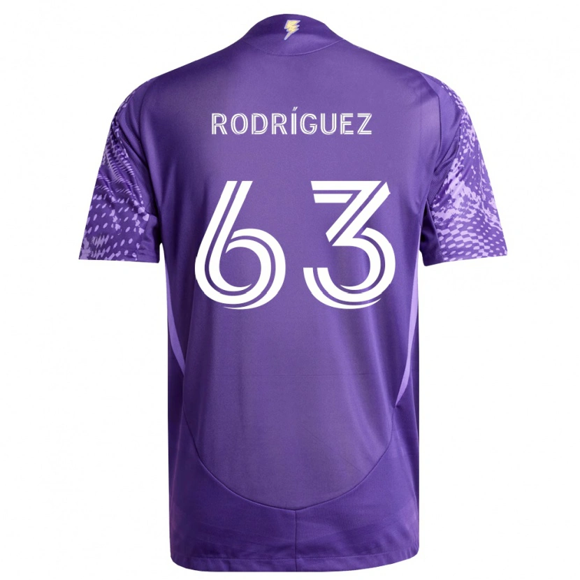 Danxen Men Zinédine Rodríguez #63 Purple White Home Jersey 2026/27 T-Shirt