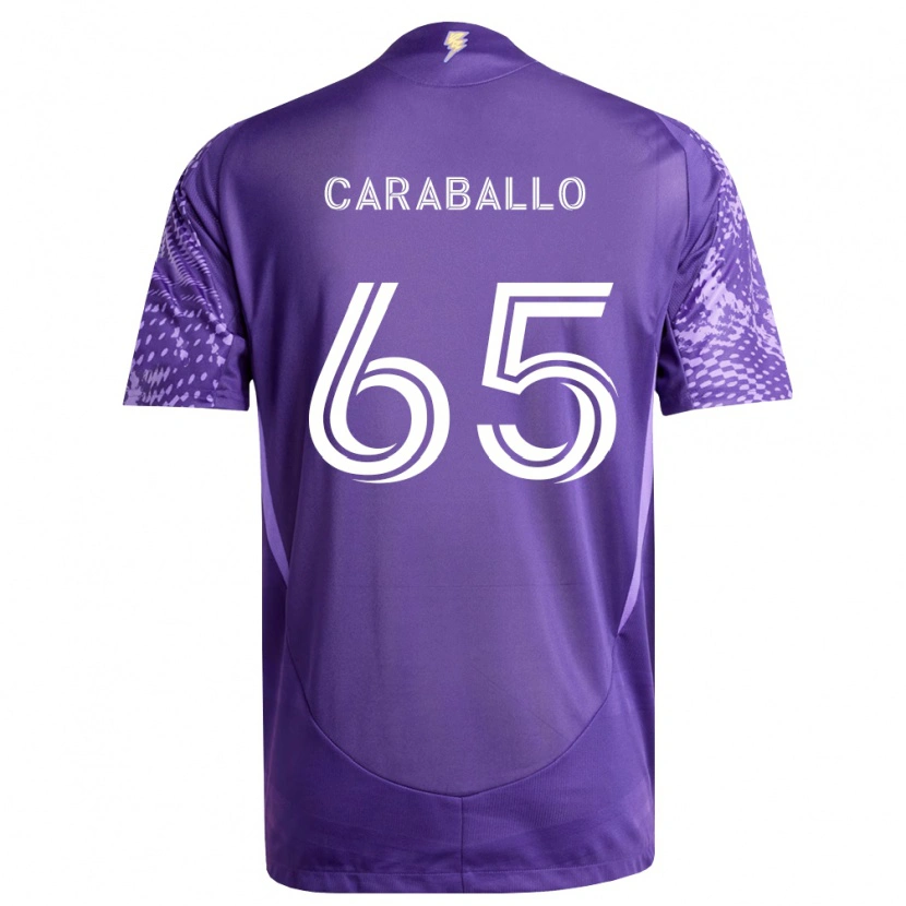 Danxen Men Gustavo Caraballo #65 Purple White Home Jersey 2026/27 T-Shirt
