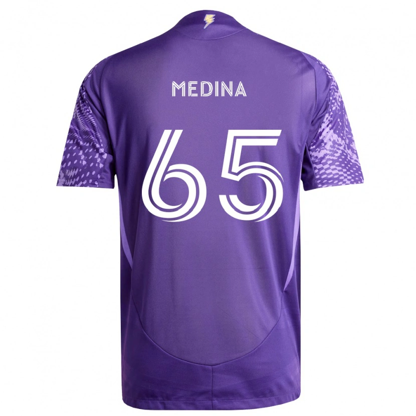 Danxen Men Cristian Medina #65 Purple White Home Jersey 2026/27 T-Shirt