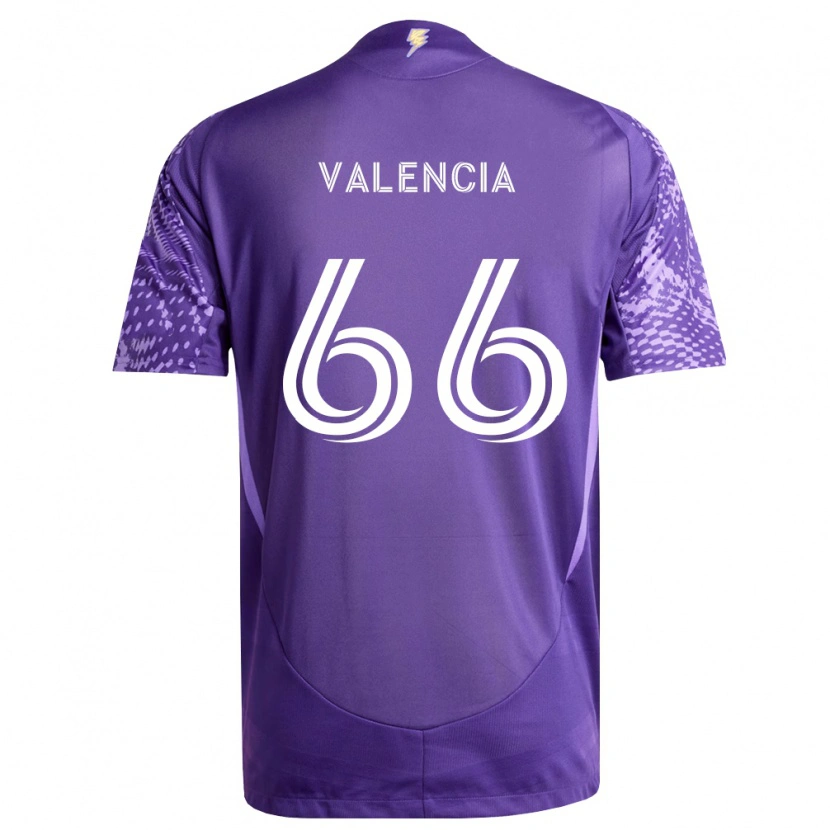 Danxen Men Yeiler Valencia #66 Purple White Home Jersey 2026/27 T-Shirt