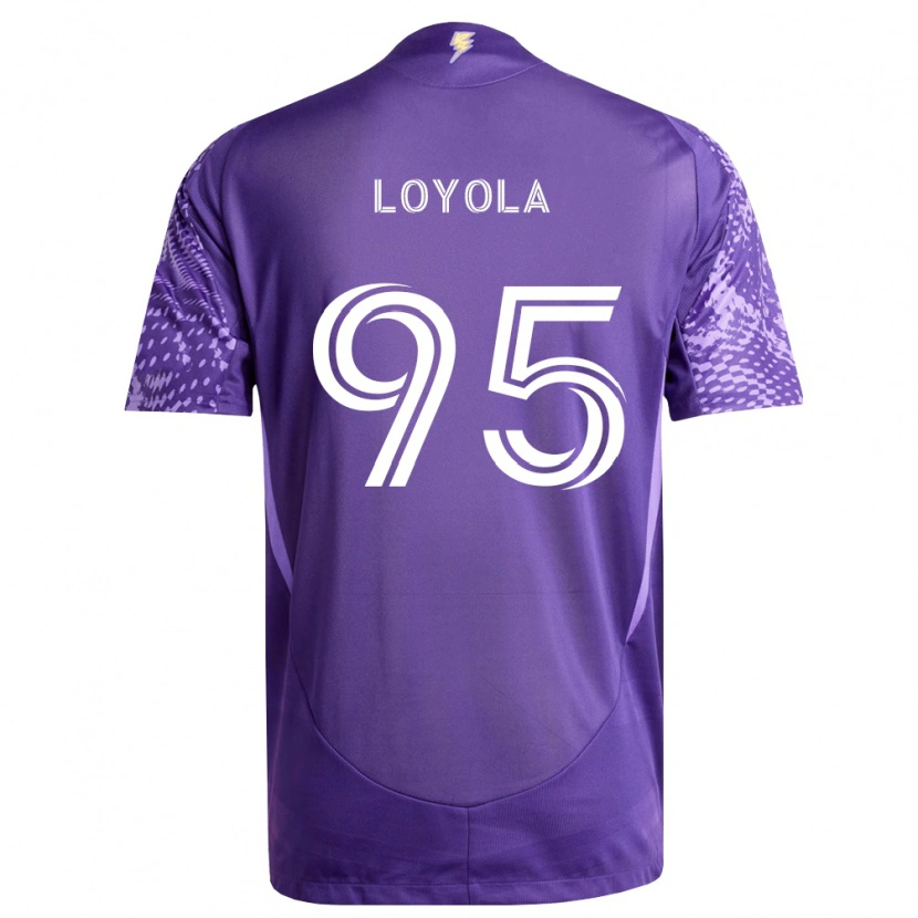 Danxen Men Favian Loyola #95 Purple White Home Jersey 2026/27 T-Shirt