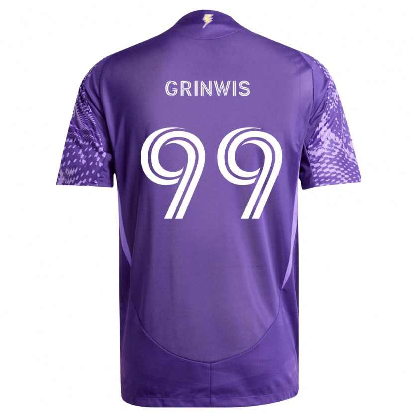 Danxen Men Adam Grinwis #99 Purple White Home Jersey 2026/27 T-Shirt