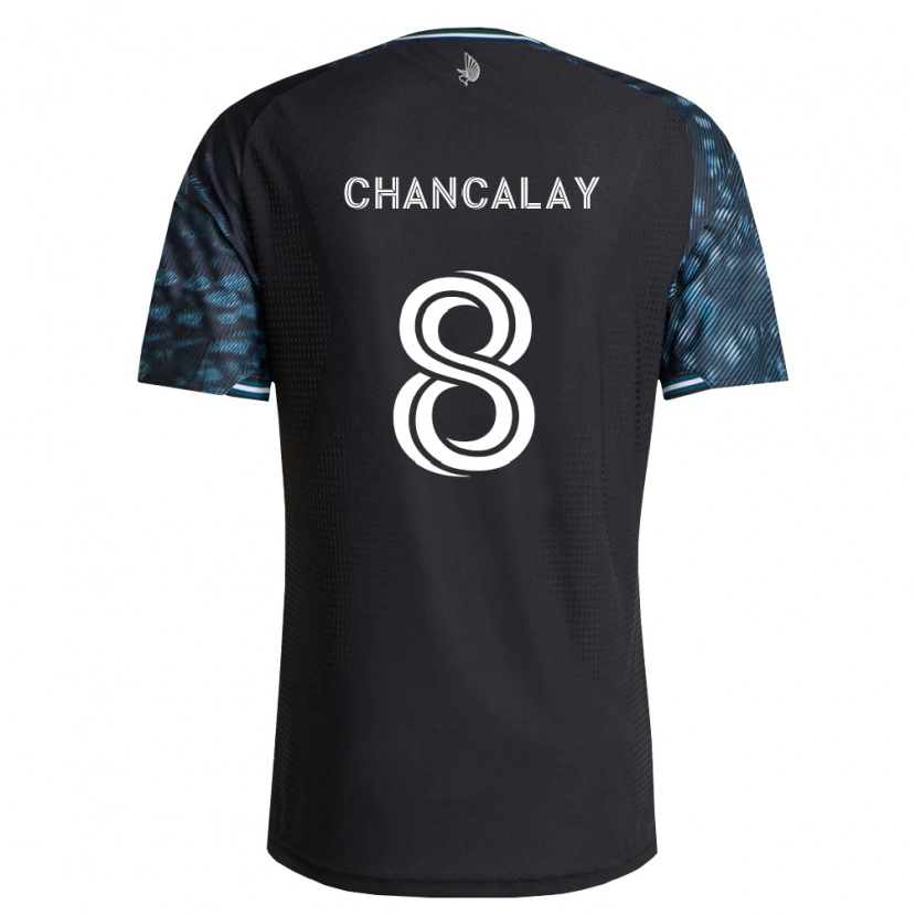 Danxen Men Tomás Chancalay #8 Black White Home Jersey 2026/27 T-Shirt
