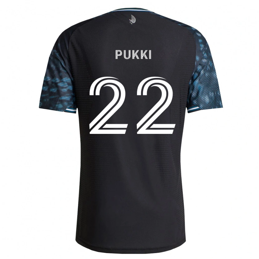 Danxen Men Teemu Pukki #22 Black White Home Jersey 2026/27 T-Shirt