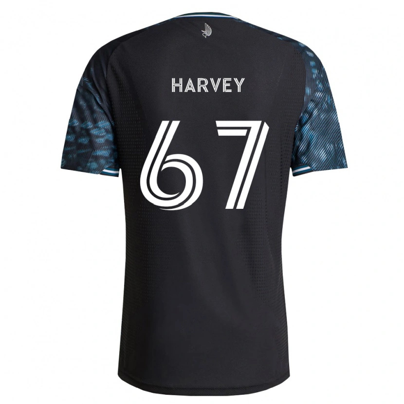 Danxen Men Carlos Harvey #67 Black White Home Jersey 2026/27 T-Shirt