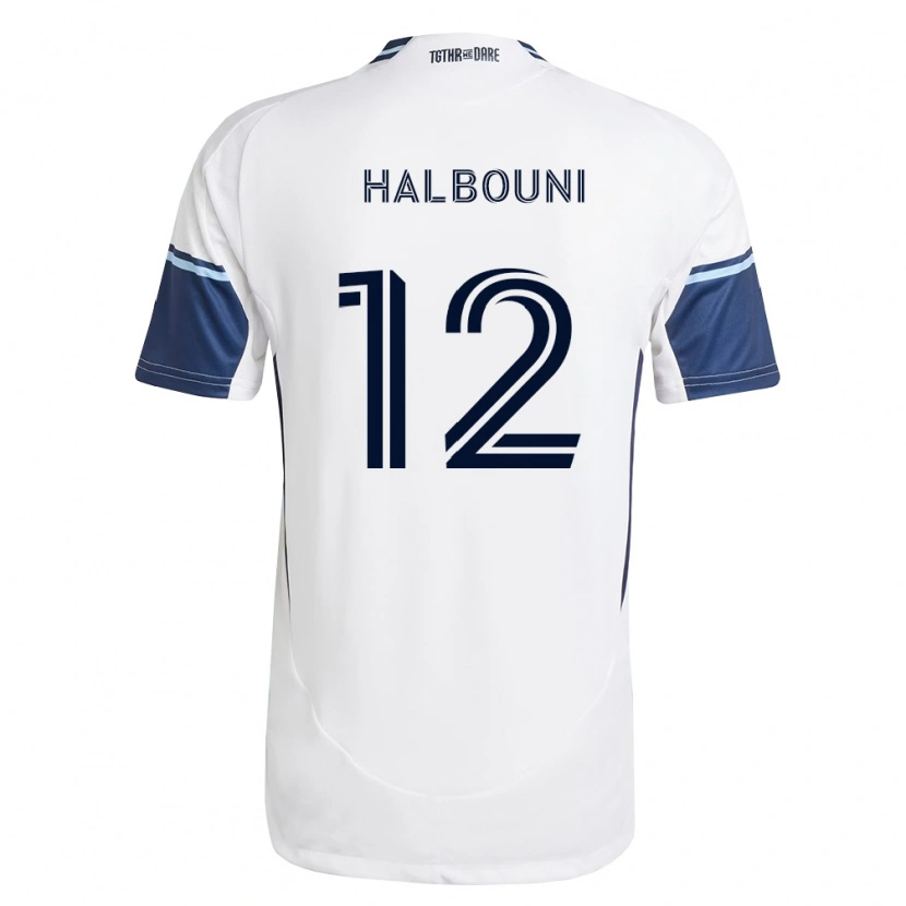 Danxen Men Belal Halbouni #12 White Royal Blue Home Jersey 2026/27 T-Shirt