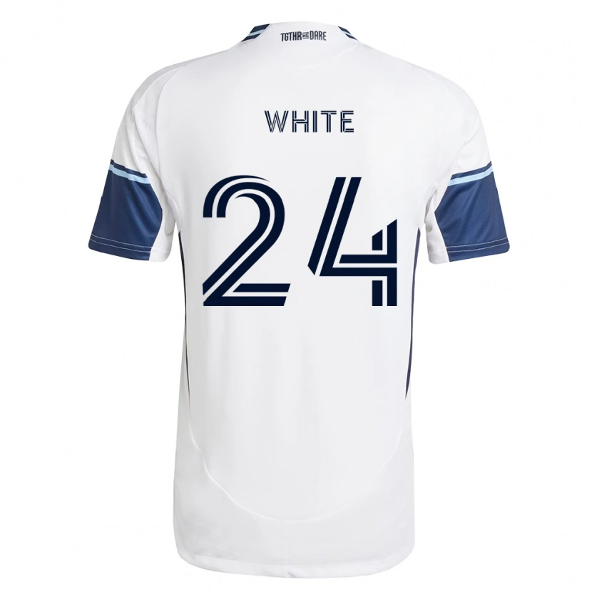 Danxen Men Brian White #24 White Royal Blue Home Jersey 2026/27 T-Shirt