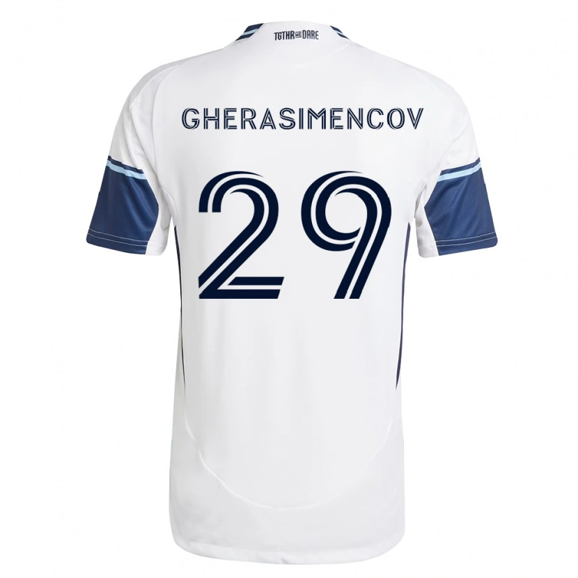 Danxen Men Mihail Gherasimencov #29 White Royal Blue Home Jersey 2026/27 T-Shirt