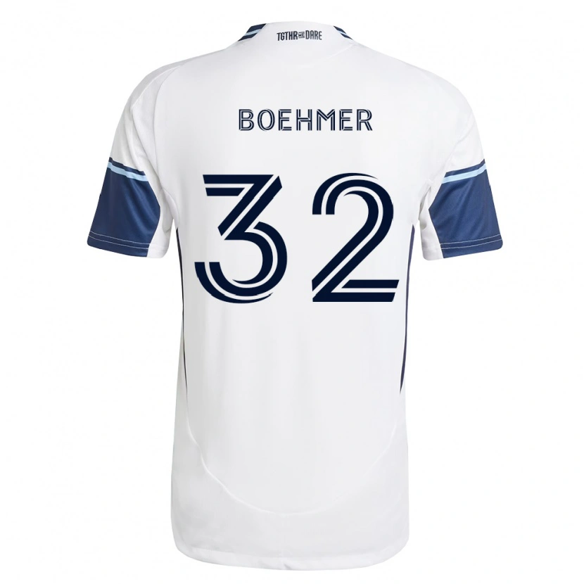 Danxen Men Isaac Boehmer #32 White Royal Blue Home Jersey 2026/27 T-Shirt