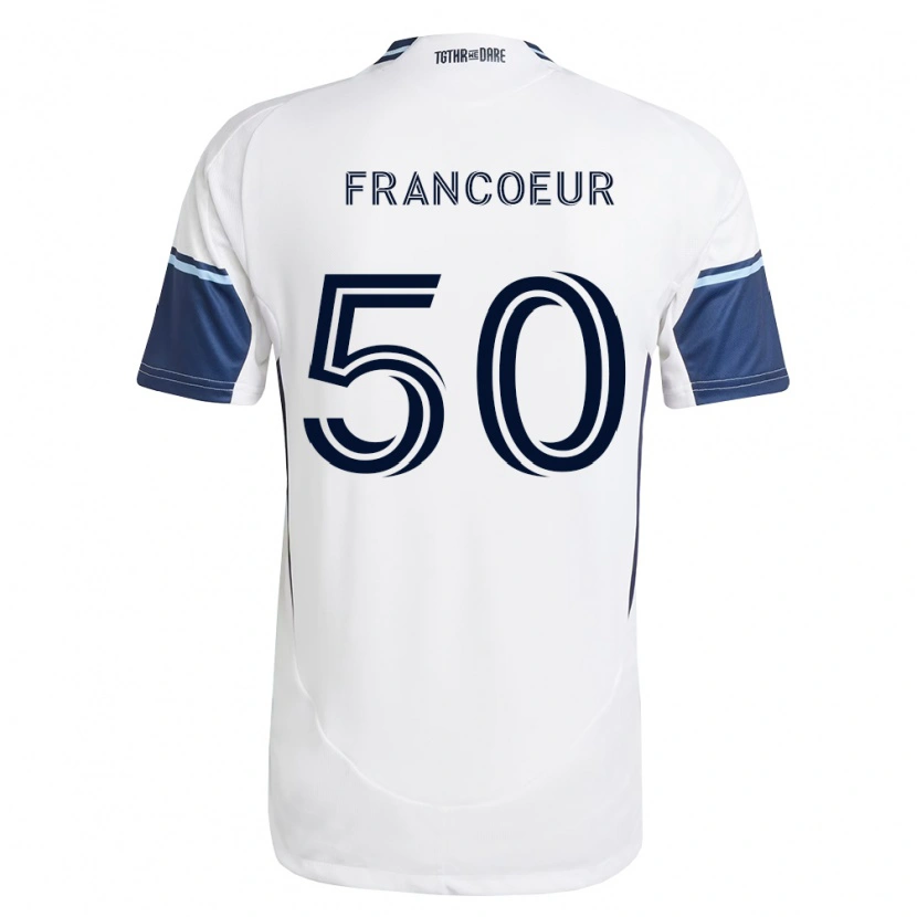 Danxen Men Isaac Francoeur #50 White Royal Blue Home Jersey 2026/27 T-Shirt