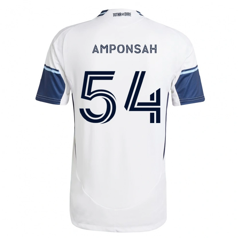 Danxen Men Prince Amponsah #54 White Royal Blue Home Jersey 2026/27 T-Shirt