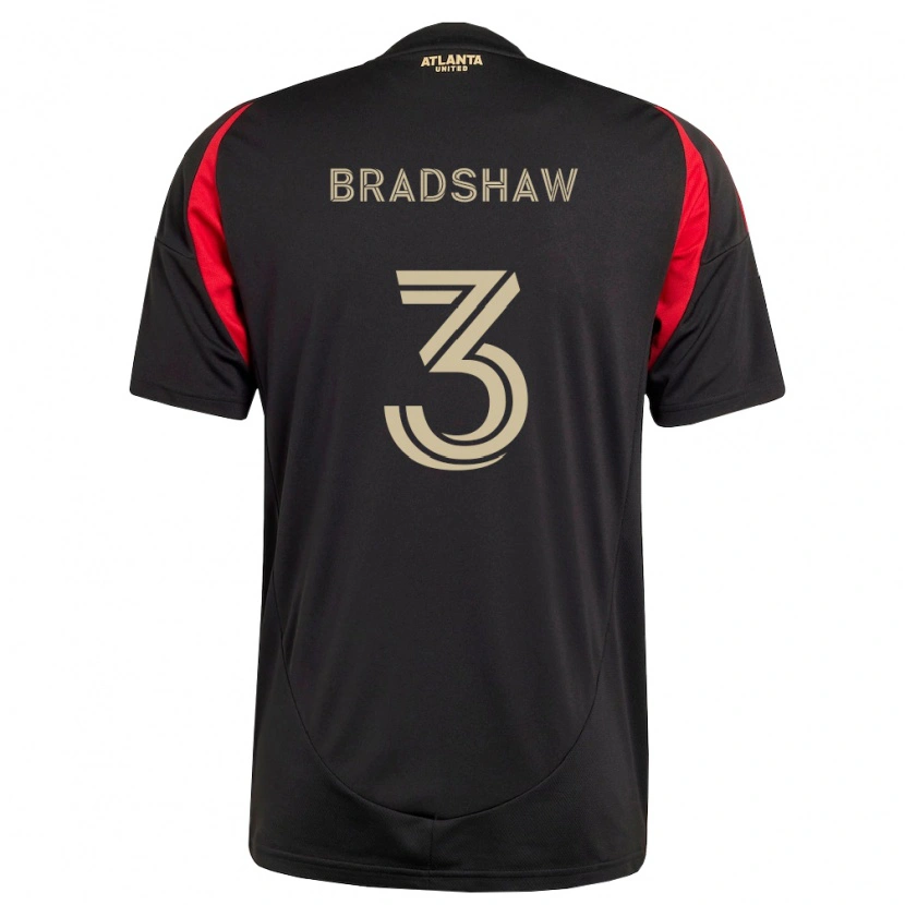 Danxen Men Jalani Bradshaw #3 Black Red Home Jersey 2026/27 T-Shirt