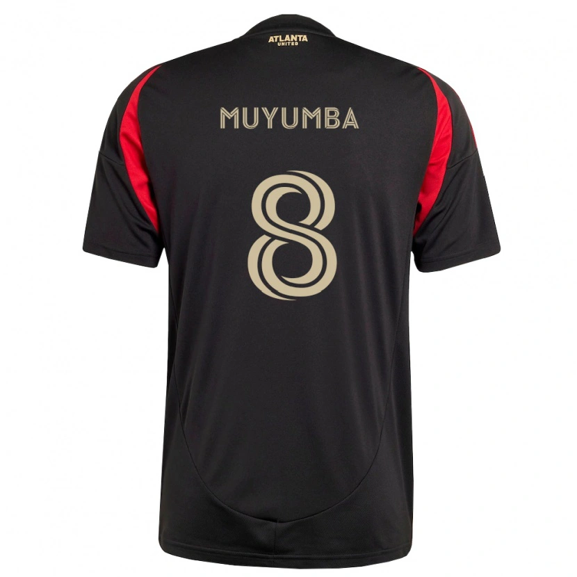 Danxen Men Tristan Muyumba #8 Black Red Home Jersey 2026/27 T-Shirt