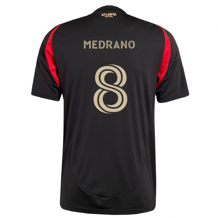 Danxen Men Keven Medrano #8 Black Red Home Jersey 2026/27 T-Shirt