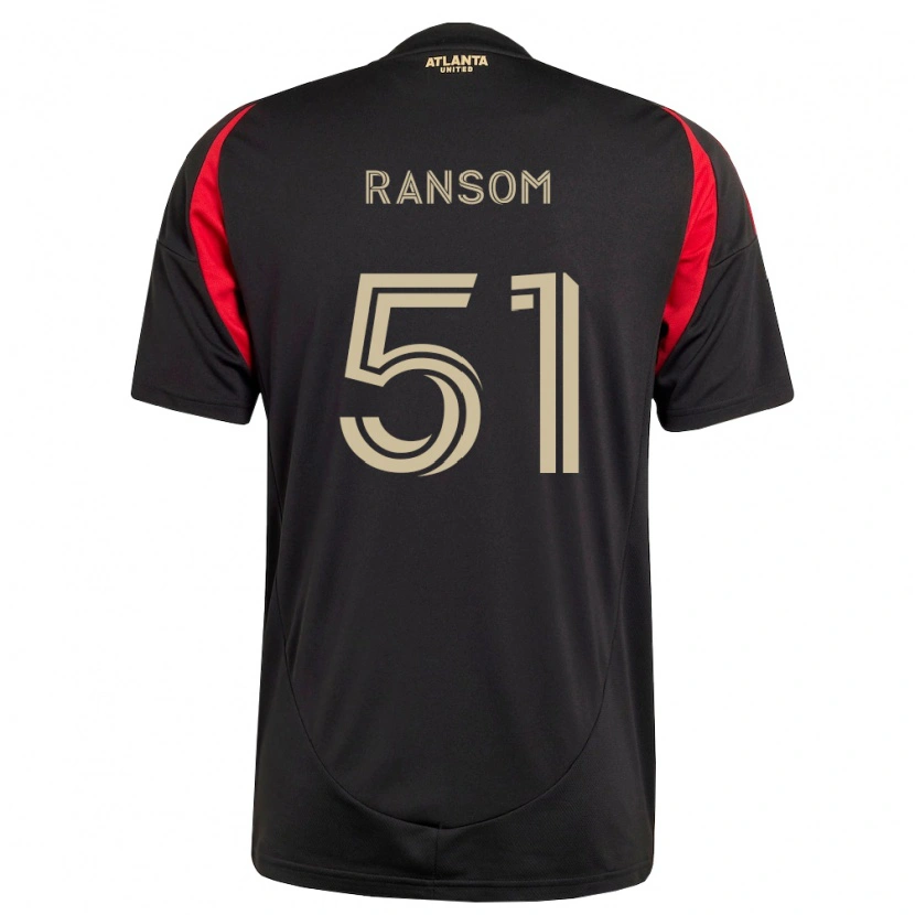 Danxen Men Jonathan Ransom #51 Black Red Home Jersey 2026/27 T-Shirt
