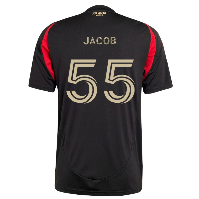 Danxen Men Tomás Jacob #55 Black Red Home Jersey 2026/27 T-Shirt
