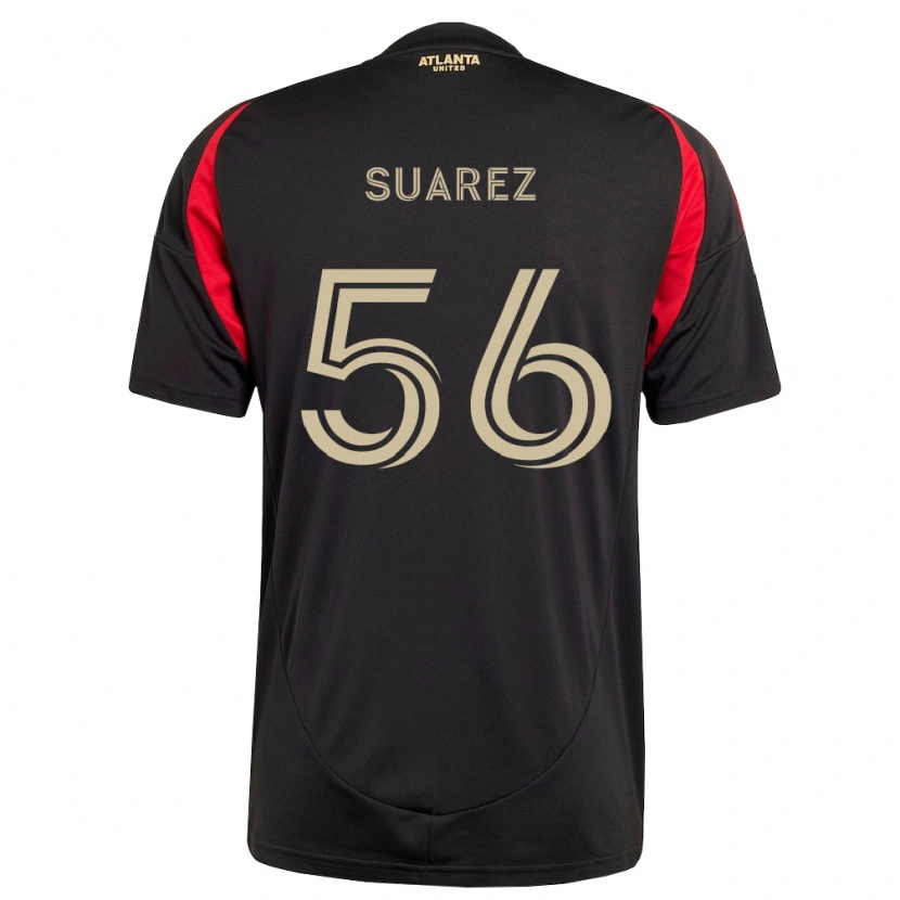 Danxen Men Ignacio Suarez #56 Black Red Home Jersey 2026/27 T-Shirt