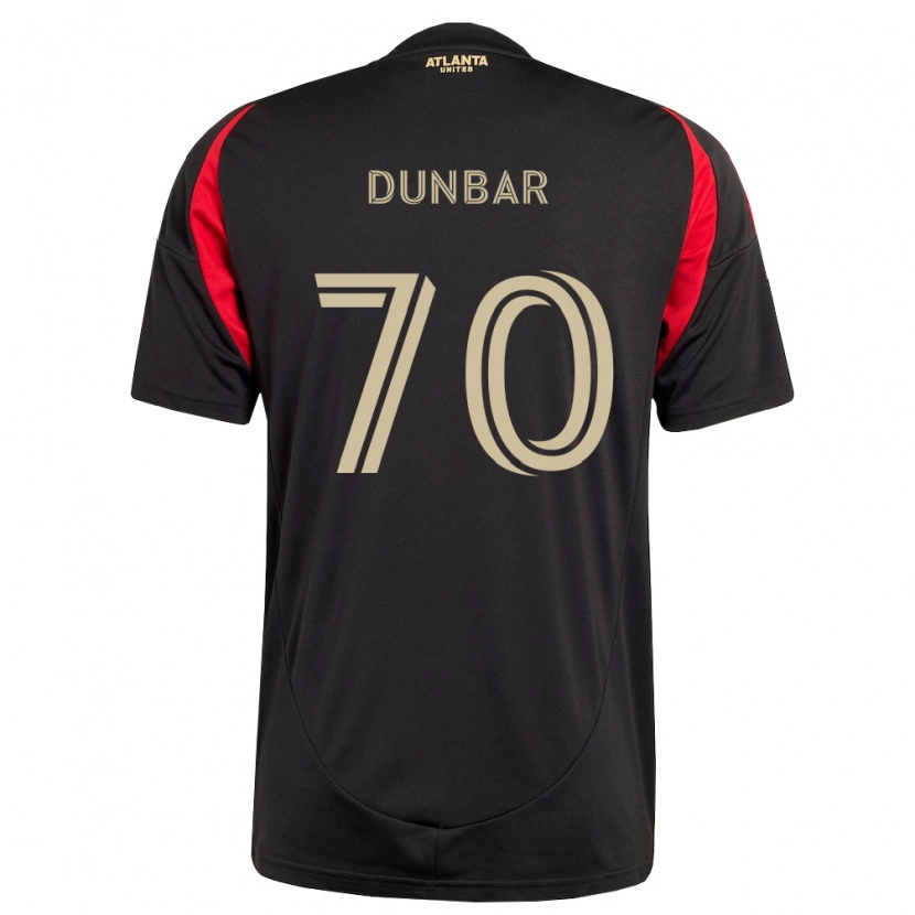Danxen Men Cameron Dunbar #70 Black Red Home Jersey 2026/27 T-Shirt