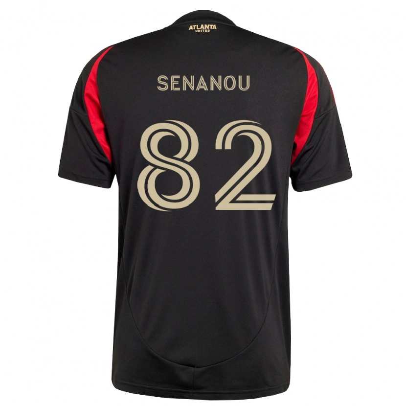 Danxen Men Matthew Senanou #82 Black Red Home Jersey 2026/27 T-Shirt