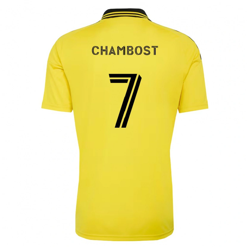 Danxen Men Dylan Chambost #7 Yellow Black Home Jersey 2026/27 T-Shirt