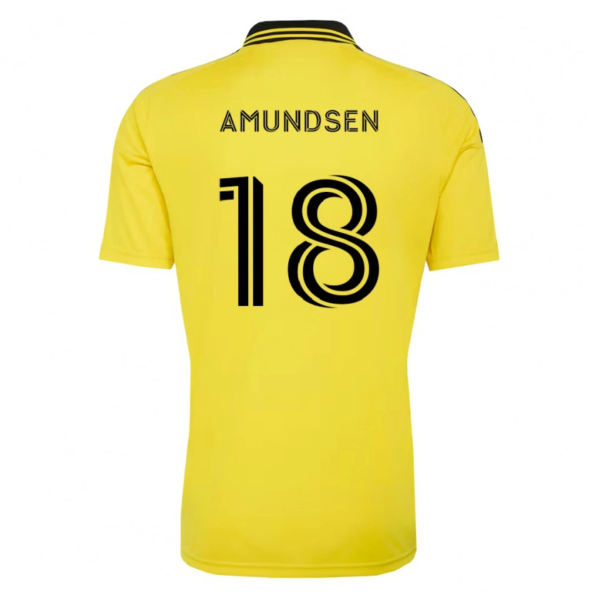 Danxen Men Malte Amundsen #18 Yellow Black Home Jersey 2026/27 T-Shirt